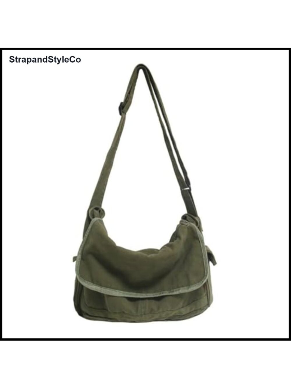 Canvas Messenger Bag Crossbody Satchel Shoulder Bag Streetwear